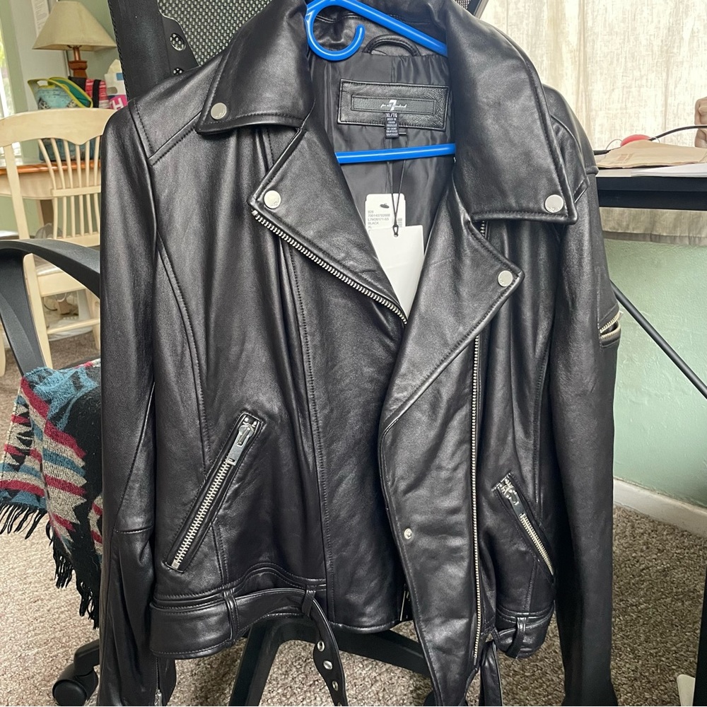 7 for all mankind Leather jacket